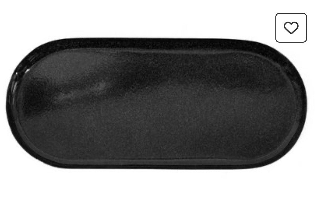 Metalen dienblad ovaal