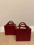 Shopper burgundy